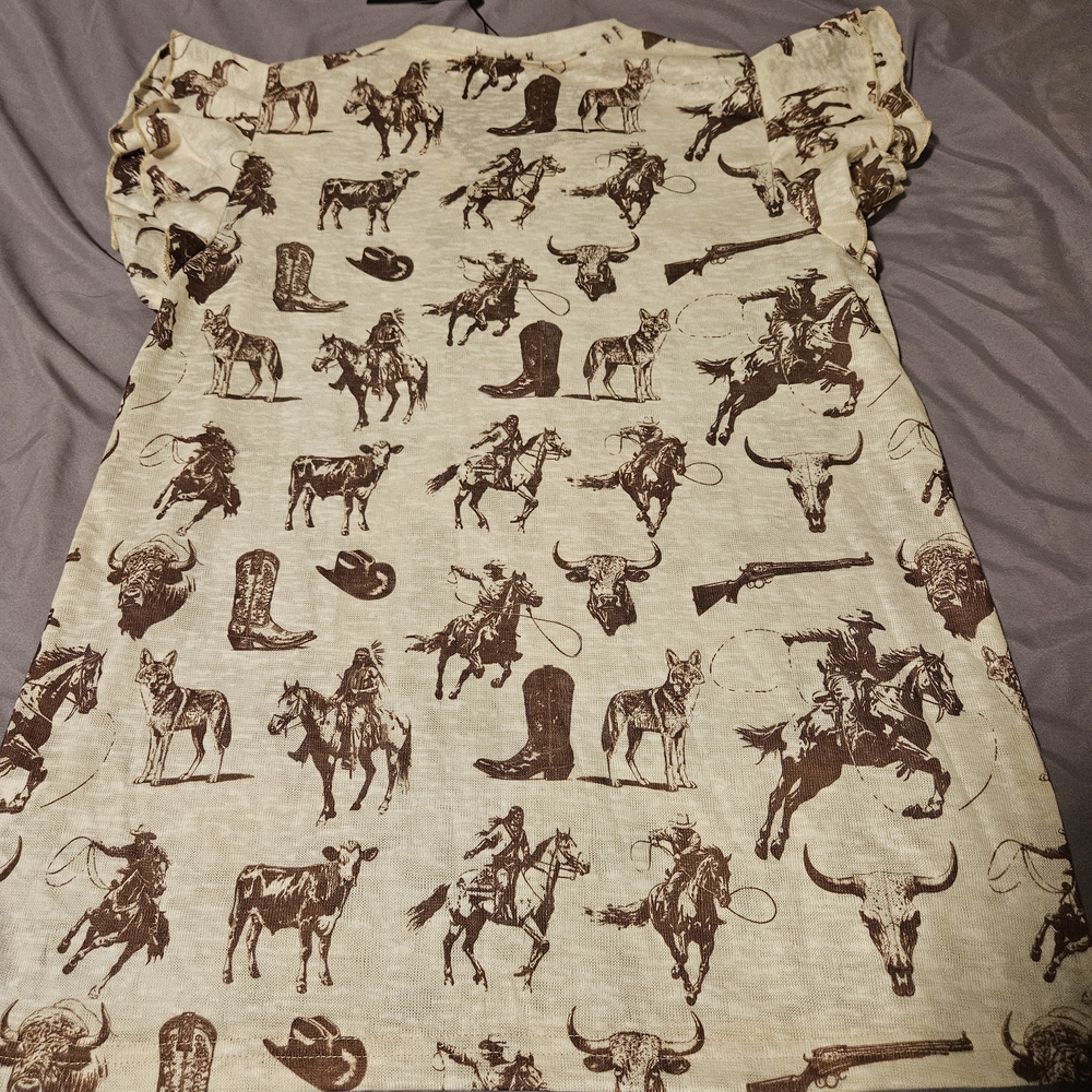 Western Print Shirt